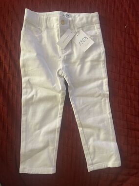 Jack Denim White Kids Skinny Jeans size 6